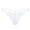 White, variant on Panties for Womens Underwear Hollow Embroidery Waist Side Split Sexy Thong Briefs Purple One Size