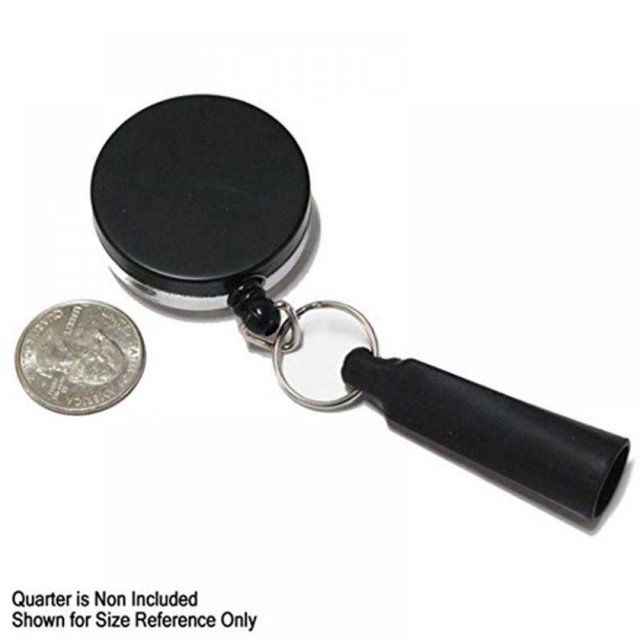 Brand Clearance! Porte-Stylo Rétractable Équipement de Camping Extérieur Enrouleur Robuste Anti-Perte Porte-Clés Chaîne Clip Multi Outils
