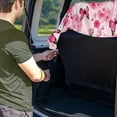 thumbnail image 4 of Drydeepin Pink Butterfly Cherry Blossom Pattern Car Backseat Cover Rear Bench Towel Cover Non-Slip Automotive Accessories for Sedans, SUVs, Vans Universal Seats Protector Car Interior Decor, 4 of 7