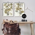 thumbnail image 4 of Stupell Industries Rustic Gingko Leaves Botanical & Floral Painting White Framed Art Print Wall Art, 24 x 30, Set of 2, 4 of 10