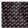 thumbnail image 4 of Soimoi Black Poly Georgette Fabric Cage & Roses Floral Printed Fabric 1 Yard 52 Inch Wide, 4 of 6