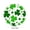 Clover 7-inch plates 20Pcs 1Pcs, variant on HOARBOEG St. Patrick's Day Party Supplies Green striped straw Green Irish Decorations for Holiday Birthday Celebration