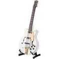 thumbnail image 1 of Mini guitarra CHAO instrumento musical blanco decoración con soporte y caja regalo de Navidad, 1 of 5