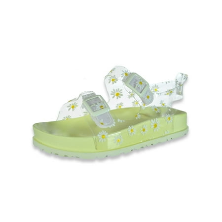 

First Steps Girls Daisy Sandals - clear 9 toddler