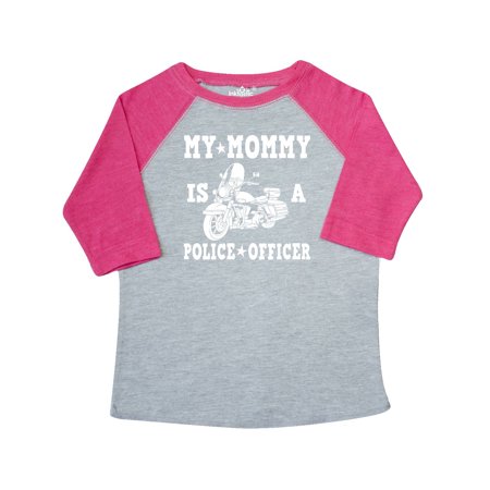 

Inktastic Mommy Police Officer Motorcycle Gift Toddler Boy or Toddler Girl T-Shirt