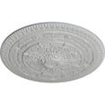 thumbnail image 3 of 37 1/2"OD x 3 3/8"P Naple Ceiling Medallion (Fits Canopies up to 3 3/8"), Hand-Painted Frost, 3 of 5