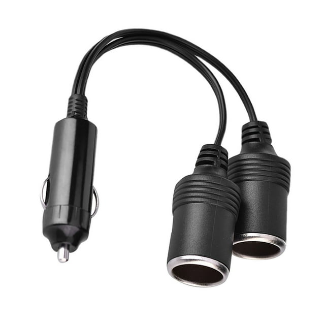 Cable de extensión para encendedor de cigarrillos, enchufe para cargador de automóvil de 12 V/24 V, cable adaptador para encendedor de cigarrillos, muy versátil
