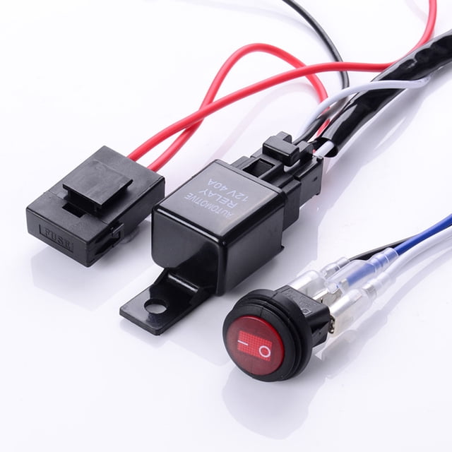 Universal de arnés de cableado de luz Antiniebla Soledad 12V 40A para barra de luz de conducción LED