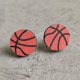 thumbnail image 4 of Fiudx Pendientes Deportivos de Béisbol, Fútbol, Voleibol y Baloncesto. Pendientes de Madera. Accesorios Deportivos de Moda., 4 of 5