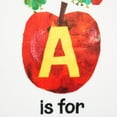 thumbnail image 6 of Eric Carle Washable A is for Apple Toddler Pillow, Multicolored, 18"x18", 6 of 6