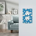 thumbnail image 5 of Fotbe Cows Milk Print Duplex Receptacle Wall Plate, 1-Gang 5.0" x3.0" Wall Outlet Covers, Dual Outlet Faceplates Covers, Color-matched Screws Included-Style S, 5 of 6