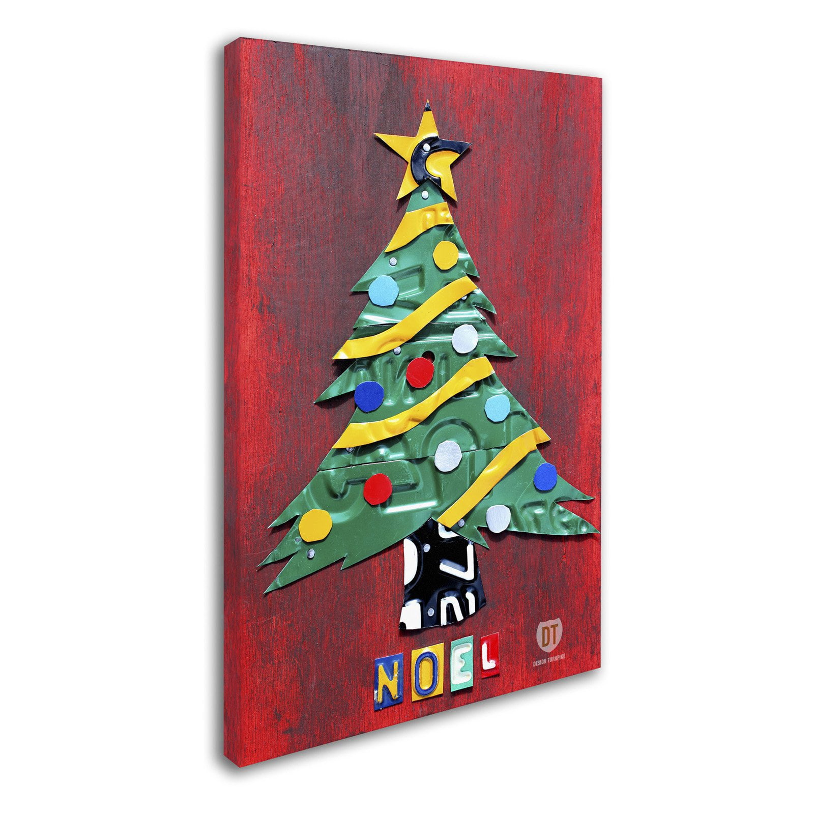 Trademark Fine Art 'Noel Christmas Tree' Canvas Art by Design Turnpike