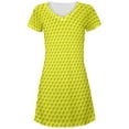 thumbnail image 1 of Golf Ball Costume Yellow All Over Juniors V-Neck Dress, 1 of 1