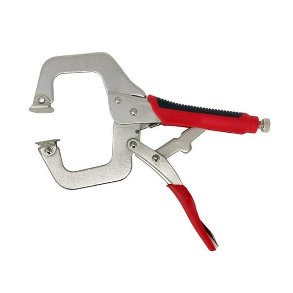 Massca Products X001XW0KKP 3 in. Heavy Duty Face Locking Clamp with Swivel Pads - Portable Table & Tool Vise Grip