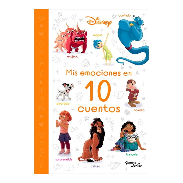 Disney Mis Emociones en 10 Cuentos Planeta Libro de Bolsillo Libros Interés General 1A