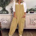 thumbnail image 1 of Salopettes Grande Taille pour Femmes Combinaisons Décontractées Amples, 1 of 7