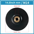 thumbnail image 1 of Flexible Rubber Grinding Head Soft Joint Angle Grinder Sanding Disc: Self-Adhesive with Universal Adhesive for Versatile Stone Processing & Customizable Applications, 4 Inch (10cm) Diameter, M14 Hole, 1 of 6