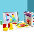 thumbnail image 4 of Rompecabezas de Tangram Tablero de educativo lógicas Bloque IQ Juguete educativo Rompecabezas para niños, 4 of 9