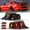 Black Housing/Red Lens, variant on Full Led Tail Lights Assembly for 2010-2014 Ford Mustang, Led Mustang Tail lights Replacement w/ Led Red Sequential Turn Signals,DRL, Led Reverse Lights Red Lens