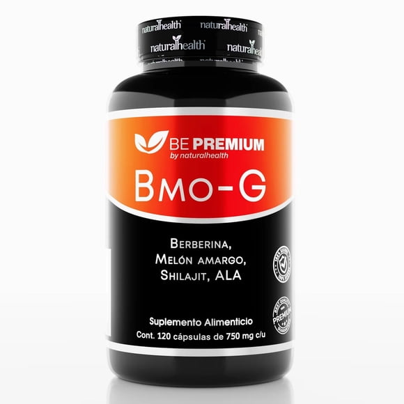 Berberina HCL Shilajit ALA 120 Cápsulas lNatural Health BMO-G