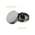 thumbnail image 4 of Uxcell 10pcs Metal Flat Button 12.5mm Round Metal Sewing Buttons Matte Black, 4 of 7