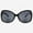 Gray, variant on Bifocal Sunglasses for Women - Reader Sunglasses with Bifocals - Oversized Reading Sun Glasses with Built In Readers - Ferrara by VITENZI in Green 1.50