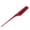 Red, variant on Lightweight Professional Hair Styling Comb 10.24 inches / 26 cm Pointed Tail Modeling Comb ABS Hair Lifting Comb Long and Short Teeth Design for Barber and Salon (Pink)