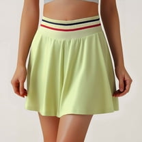 Women's A Line Tennis Skirt With Built In Liner Breathable Pleated Skirt For Summer See Through Design Casual Sportswear Skirts for Women Midi Length Leather Skirts Skirt Shorts Tan Skirt Cow Print