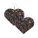 thumbnail image 1 of Minnieouse Pendientes en forma de corazón estilo elegante brillo ostentoso oreja colgante elementos de cuero artificial pendiente para mujeres Ropa, zapatos y accesorios Miscelánea Negro, 1 of 6