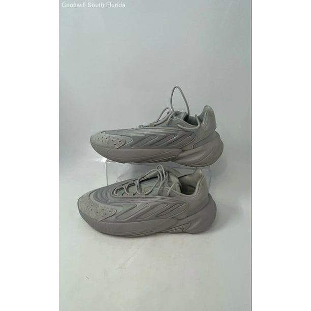 Ad-id-as Mens Ozelia H04252 Gray Low Top Lace-Up Sneakers Shoes Size 6