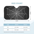 thumbnail image 2 of Kdxio A Web With A Spider Print Windshield Sun Shade, Foldable Sun Blocker for Car,Truck,SUV Automotive Interior Sun Protection,Reflective Shade for Front Windshield(Medium), 2 of 6