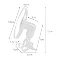 thumbnail image 1 of Universal Angle Adjustable Car Mirrors Round Convex Blind Spot Mirror Auto Rearview Reverse Side Mirror Parking Accessories White L, 1 of 6