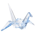 thumbnail image 4 of Sky-blue Acrylic Origami Crane Model Decoration for Table Top Perfect Kids Birthday Gift, 4 of 8