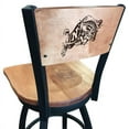 thumbnail image 3 of Holland Bar Stool  25 in. L038 - Black Wrinkle US Naval Academy Navy Swivel Bar Stool with Laser Engraved Back, 3 of 3