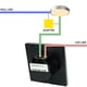 thumbnail image 2 of Interruptor Tactil de Pared Unique Bargains Panel de 2 Vías 2 Bandas Negro UE con Control Remoto, 2 of 5