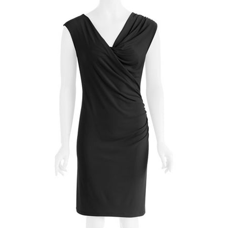 George Career Essentials Women's Poly Span Jersey Sleeveless Dress
