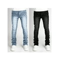 thumbnail image 2 of Michellecmm  Men Skinny Jeans Fashion Rhinestone Denim Pants with Pockets, 2 of 4