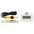 thumbnail image 4 of Electronic Digital 5 Counter Industrial Magnetic Sensor Switch Punch Counter 20Hz 1 PCS White Punch Counter Electrical Equipment 5 digital+plastic sensor+accessories, 4 of 9
