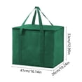 thumbnail image 4 of Yhmxh Bolsa térmica grande y bolsas térmicas para la compra, ideales para reparto de comida. Nevera plegable. Bolsas reutilizables para picnics con base rígida, cierre de cremallera, plegables y re, 4 of 6