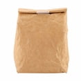 thumbnail image 2 of Leinggg Sac à Lunch - Sac en Papier Kraft imperméable Sac de Papier Kraft isolé pour Rangement de la boîte à Lunch pour Enfants Femmes Hommes (Marron), 2 of 8