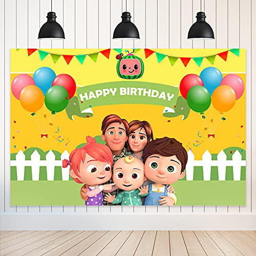 Pikachu Photography Backdrops 5X3FT Children Birthday Party Banner Newborn Baby Shower Supplies Photo Background Dessert Cake Table Decor