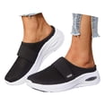 thumbnail image 6 of YOUYEDIAN Womens Orthopedic Shoes Arch Support Non Slip Slip on Tennis Shoes Wide Width Knitted Mesh Stretch Work Shoes Comfort 2026 New Foam Shoes (Black), 6 of 7