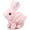 Pink, variant on Hopping Walking Bunby Realistic Bunny Toy Rabbit Toy with Sounds, Wiggling Ears, Twitching Mouth and Nose, Educational Interactive Bunny Bunbi for Baby