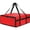 red, variant on Slccxzc Pizza Delivery Bag, Pizza Carrier Insulated Bag Food Bag Sturdy With Dual Zippers Reusable Food Warmer Bag For Catering, Commercial
