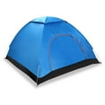 thumbnail image 6 of TeqHome 6.56' x 6.56' x 4.26' Large Waterproof Instant Pop Up Tent Canopy for Outdoor Camping Family Hiking Fishing 4 Persons Tent Blue, 6 of 10