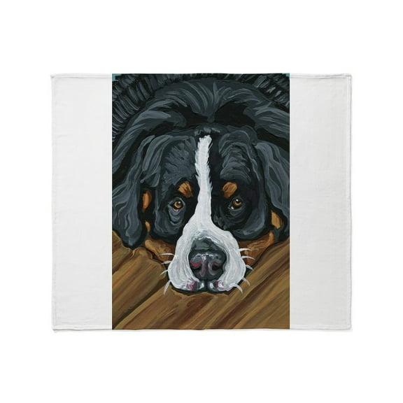CafePress - Bernese Mountain Dog Throw Blanket - Soft Fleece Throw Blanket, 50"x60" for All Ages