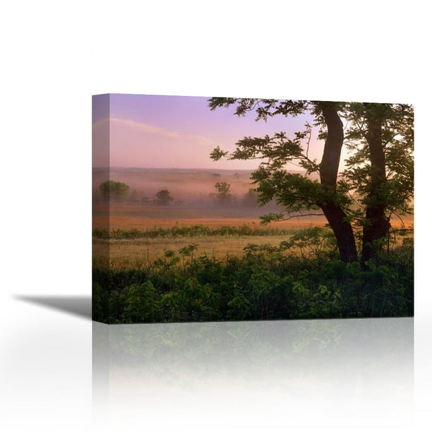 Tallgrass Prairie National Preserve, Kansas Contemporary Fine Art Giclee on Canvas Gallery