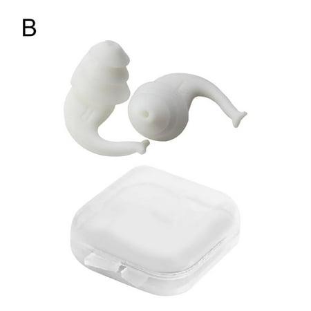 

Earplugs Reusable Safe Silicone Noise Cancelling Ear Plugs For Sleep/swimmi-NEW S9P2