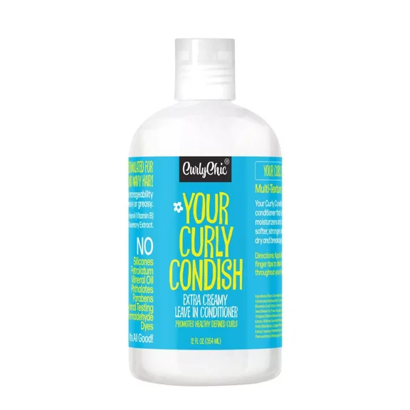 Curlychic Your Curly Condish Extra Creamy Leave In Conditioner, 12 Oz