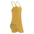thumbnail image 3 of TheFound Femmes Robe de Sport Bretelles de Couleur Unie Jupe avec Doublure Short, 3 of 9